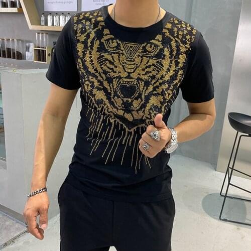 Top quality 2020 cotton t shirt Fitness bodybuilding male tees short sleeve