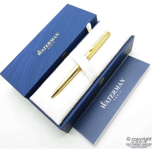 Waterman Hemisphere Gold Ballpoint Pen | İsme Special Pen | Gift Pen