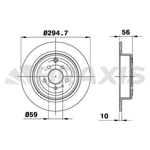 REAR BRAKE DISC MIRROR 806 1.9TD / 2.0 / 2.0T / 2.1TD 94
