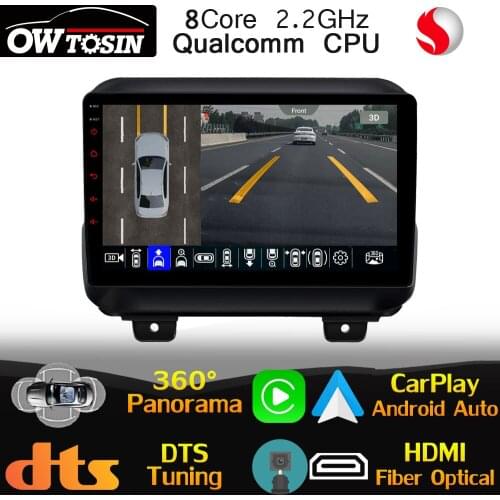 Qualcomm 8Core Android For Jeep Wrangler 4 JL 2018-2021 Car Multimedia Player Radio GPS 4G LTE WiFi CarPlay Auto Head Unit HDMI