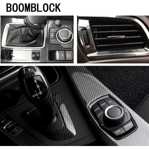 Car-Styling 5D Carbon Fiber Car Sticker For Acura Chevrolet Cruze Aveo Peugeot 206 307 308 Seat Leon Mazda 3 6 CX-5 Accessories