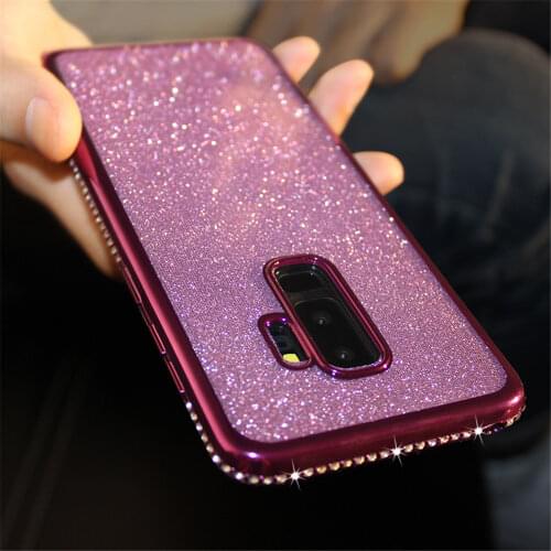 Bling Soft Cases For Samsung Galaxy S8 S9 S10 Plus S10e J4 J6 A8 A6 Plus A7 2018 A10 A20 A30 A40 A50 A70 A10S A20S A40S Case