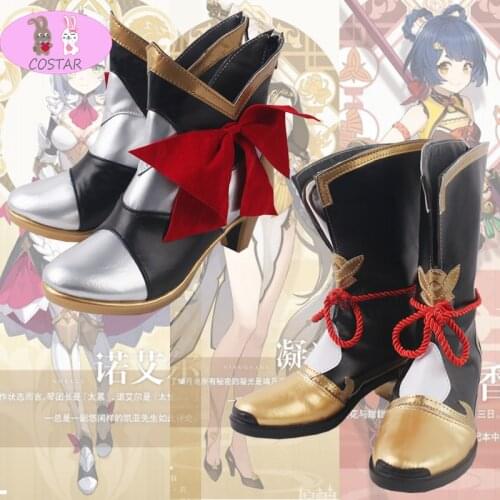 COSTAR Genshin Impact Noelle Xiangling Cosplay Shoes Boots Halloween Carnival Cosplay Costume Accessories custom made