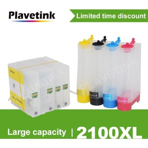 Plavetink PGI 2100 CISS Ink Tank System For Canon MAXIFY Ib4010 IB4110 MB5110 MB5310 MB5410 Printer With Reset Chip