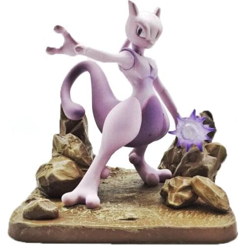 Takara 11cm Japan Anime Mewtwo Figure Collections POKEMON Action Figure Kids Toys Christmas Gifts Model Statue Brinquedos