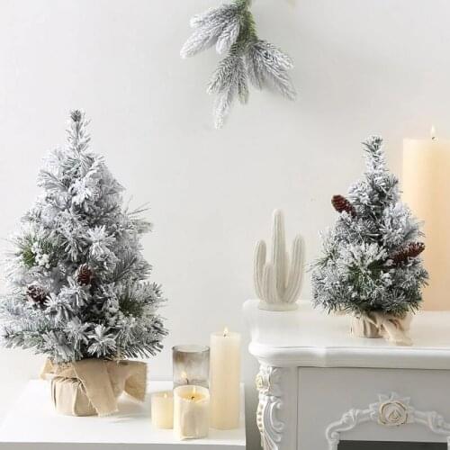 Artificial Christmas Tree 0.3m/0.4m Encryption Christmas Tree Mini With Iron Base New Year Gifts Xmas Decorations