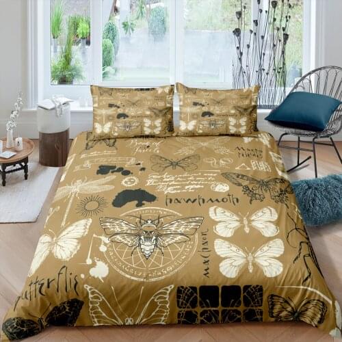 Creative Printed Comforter Cover Fashion Design Bedding Set Quilt Cover Pillow Cases Single Double Queen King Duvet Cover Set