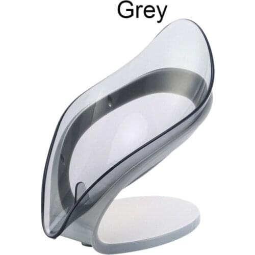 Leaf Shape Soap Box Drain Soap Holder Box Bathroom Shower Holder Dish Storage Plate Tray Bathroom Supplies Bathroom Gadgets