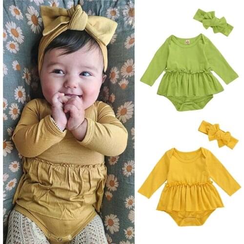 Боди с длинным рукавом для малышек Lamuusaa China At AliExpress