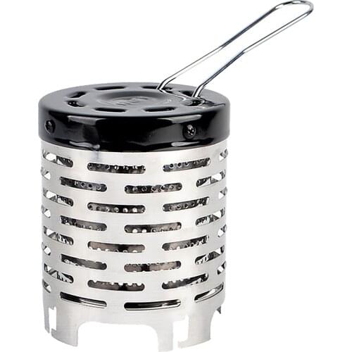 Outdoor Portable Gases Heater Stoves Heating Cover Mini Heater Cap Stainless Steel Gas Oven Burner Camping Stove Accessories