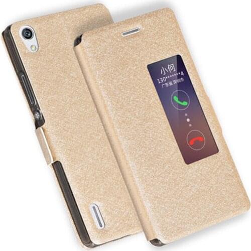 Open window flip case For Huawei P10 VTR-AL00 cover case Luxury PU leather Protect shell cover For Huawei P 10 VTRAL00 case