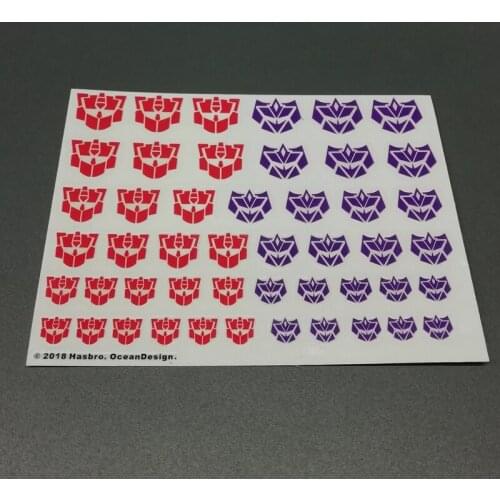 Transfer Sticker G2 Autobot Decepticon Logo Sticker