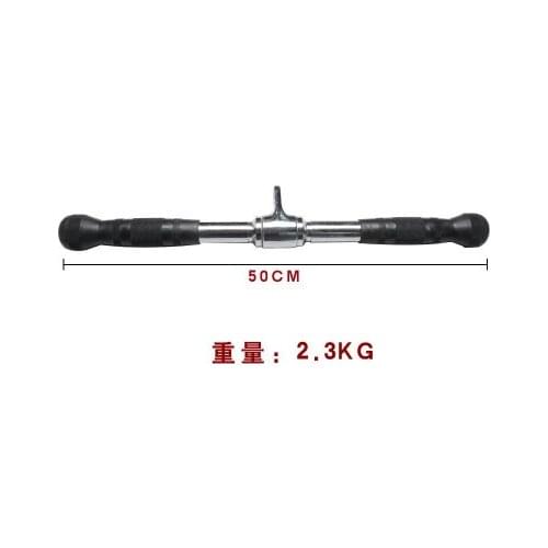 50cm Straight rod handle Training Rope Pull Down Ropes For Triceps Strength Enhancement Black Fitness Gym Training Lever