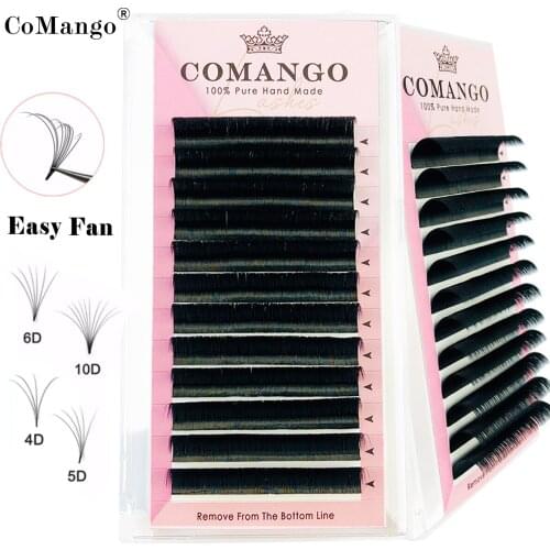 Faux Mink Makeup Lashes Easy Fan Eyelash Extension DIY 2d/3d/4d/5d/6d/10d Blooming Eyelash for Professional Building