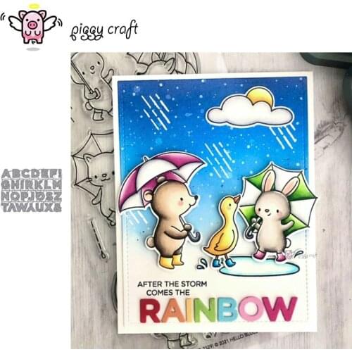 Piggy Craft metal cutting dies cut die mold New Letter decoration Scrapbook paper craft knife mould blade punch stencils dies