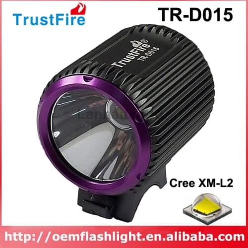 TrustFire TR-D015 Cree XM-L2 U3 LED 600 Lumens 3-Mode Bike Light with Battery Set