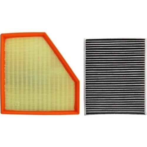 Air Filter+Cabin Filter 2Pcs For Bmw F20,F21 120i 125i M140i 2015-2019/For Bmw F22 F87, F23 220i 230i M240i Model Car Filter Set