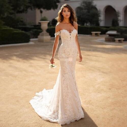 YOUXI Wedding Dresses With A Train