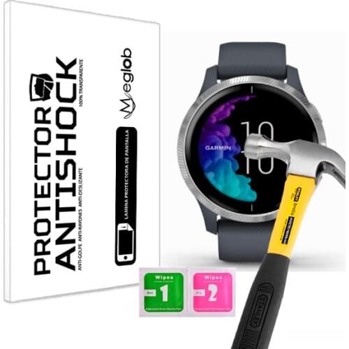 Protector de Pantalla Anti-Shock Anti-Golpe Anti-arañazos Compatible con Garmin Vivoactive 4