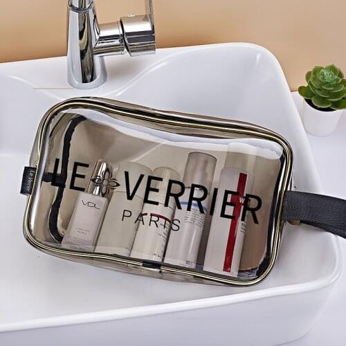 Women PVC Multifunction Cosmetic Bag Portable Toiletries Organizer Waterproof Makeup Cases Travel Dressing Beauty Storage Bags