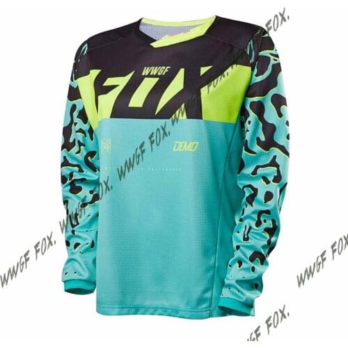 New Womens Motorcycle Cycling Wear Mountain Bike Cross Country Motorcycle Wear T-shirt Clothes Long Sleeve team jersey