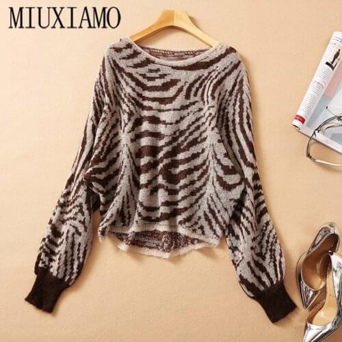 MIUXIMAO Autumn Winter Women Knitted O-Neck Cashmere Sweater 2020 Casual Basic Pullover Jumper Batwing Long Sleeve Loose Top