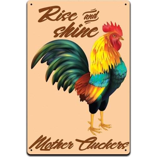 Tin Signs Man Cave Decor-These Signs Have A Retro, Rustic, and Vintage Look and are Proudly