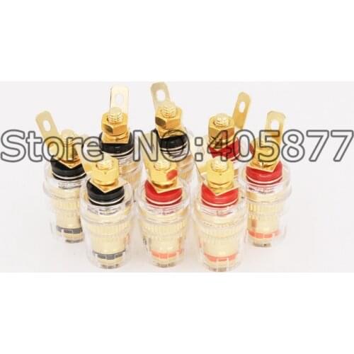 10pcs mini Binding Post for Speaker Amplifier 4MM Banana Plug connector