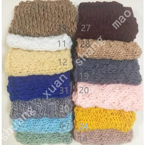 50*50cm Handcraft Acrylic Fiber Blanket Basket Stuffer Filler Newborn Baby Photography Background