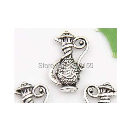 Free Shipping Wholesale 150pcs Zinc Alloy s Tibetan Silver flagon charms pendants 17x10.5mm