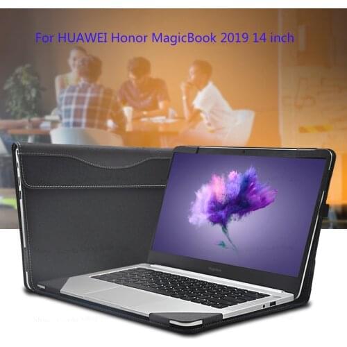 Laptop Cases For HuaWei Honor MagicBook 2019 14 Split Portable PU Leather Protective Cover For Honor MagicBook 14" Laptop Sleeve