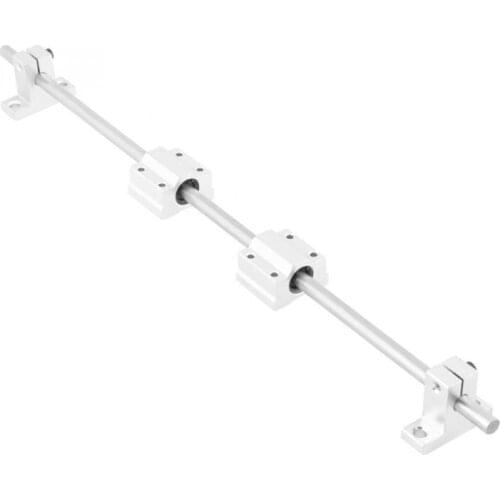 CNC Linear Motion Rail Shaft Rod + SC8UU Linear Bearing Block Set For 3D Printer Accessories New Arrival 8mm x 400mm