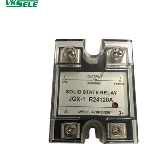 JGX-1A24120A 90-250V AC control 48-480v ac solid state relay