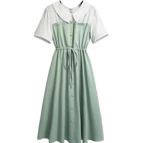 Зеленые летние платья MOKIJINS China At AliExpress