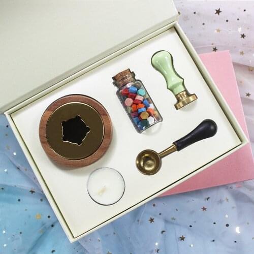 Fire Lacquer Seal Set Sealing Wax Envelope Seal Creative Birthday Holiday Gifts Seal Customized Account DIY