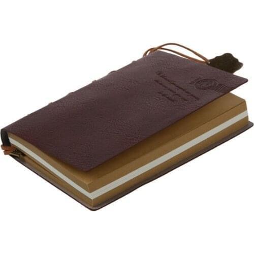Delicate Cool Classic Vintage Leather Bound Blank Pages Journal Diary Notebook