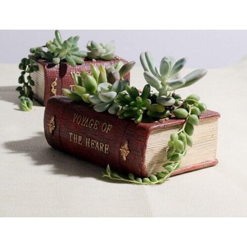 1pcs Garden Various Succulent Planter Plant Bonsai Pot Garden Herb Trough Box Basket H01