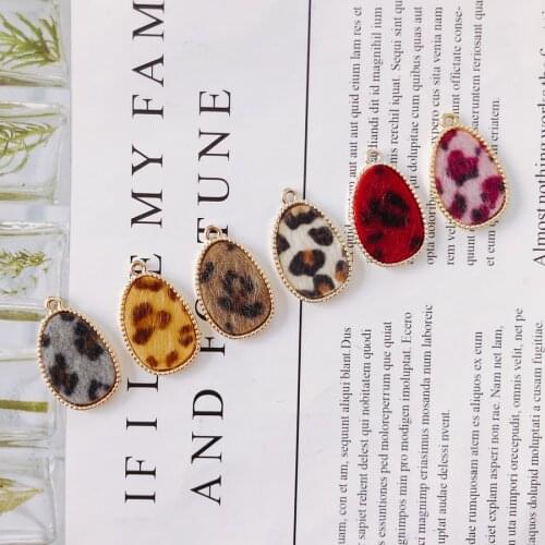 Wool Stuff Spacer Eardrop Pendant Necklace Supplies for Jewelry Making Earring Accessories Components6pcs KP2075