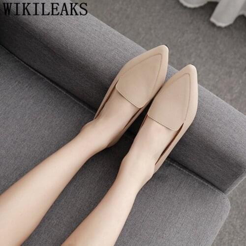 Flat Pointed Shoes Slip On Loafers Shoes Women Harajuku Shoes Woman 2020 Creepers Tenis Feminino Casual Sapato Feminino Ayakkabi