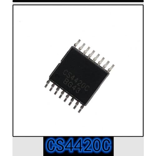 5PCS-50PCS New original authentic CS4420C TSSOP-16 CS4420 TSSOP16 Class G headphone amplifier chip IC