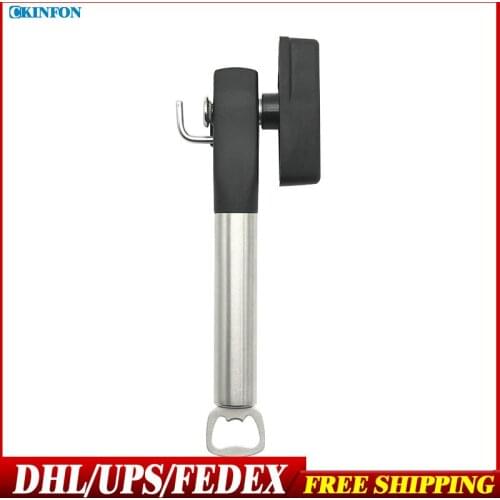 100Pcs/Lot Upscale Security Can Opener Professional Stainless Steel Multifunction Canned Knife Beer Bottle Opener