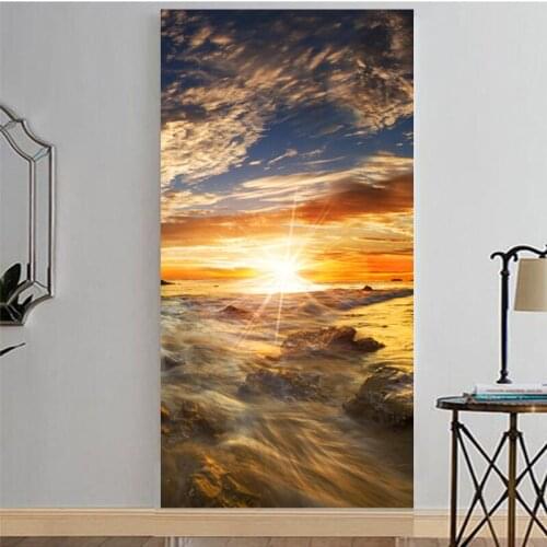 Large 5D DIY square/round Diamond painting Sea sunset Cross Stitch Diamond Embroidery Pattern Rhinestone J2251