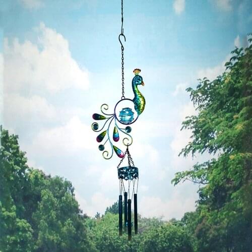 Decorations Solar Lights Wind Chimes Gifts For Mom Women Wife Warm White Hanging Decorative Butterfly Hummingbird LED