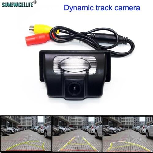 Dynamic Trajectory Parking Line Car Reverse Rear View Camera For Nissan Teana Bluebird Maxima Sylphy Tiida Paladin Suzuki SX4