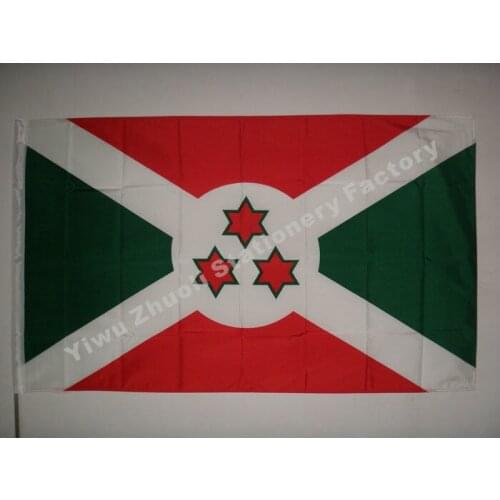 Burundi Flag 150X90cm (3x5FT) 115g 100D Polyester Double Stitched High Quality Free Shipping