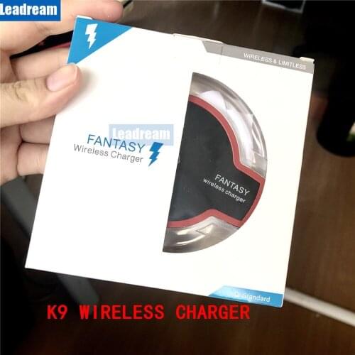 Leadream 100pcs Free DHL K9 Wireless Fast Charging Fast Charger For S9 S10 plus for iPhone X XR XS MAX