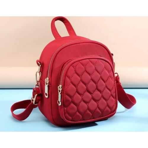 Women Fashion High Quality Nylon Backpack College Wind Backpack for Teenage Girls Female School Bag Crossbody Shoulder Bag