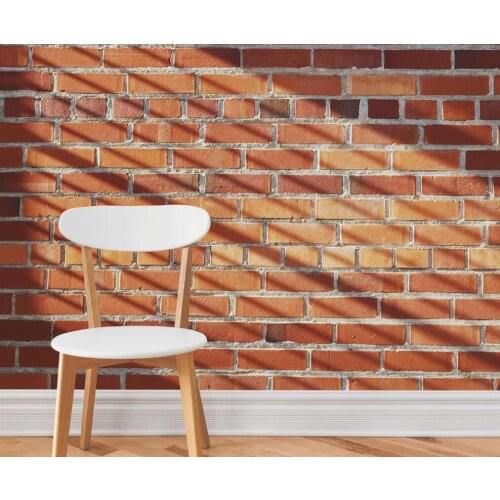 Customized 3D mural wallpaper modern contracted original vintage 3D red wall background wall decoration painting