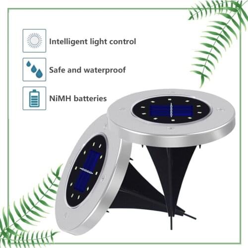 NEW Solar Power Buried Christmas Light Outdoor Under Ground Light Solar Powered Garden Landscape Solar Lawn Lamp Decoration