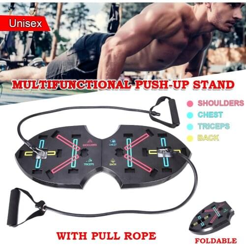 Portable Home Gym Foldable Push Up Board Strength Training for Full Body Workouts System